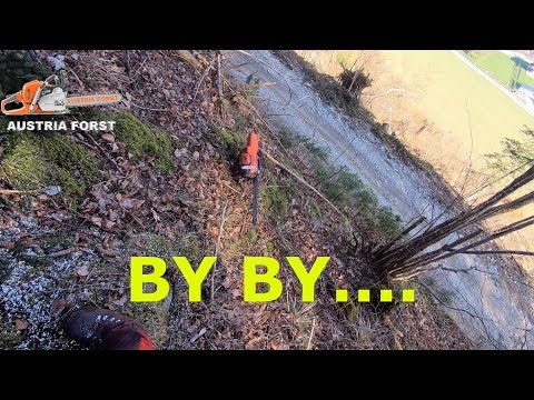 Die Husqvarna 572 XP® macht nen Abflug….. Fail