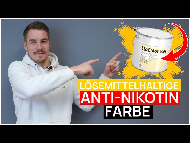 Die ANTI-NIKOTIN und WASSERFLECKEN-ISOLIER-FARBE - StoColor Isol 