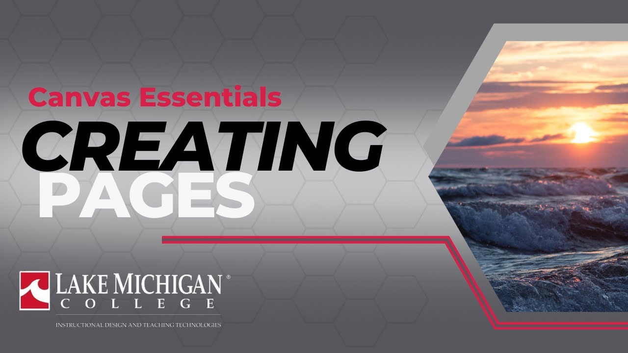 Essentials - Creating Pages - YouTube