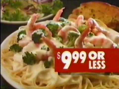 1990年のレッドロブスターのCM