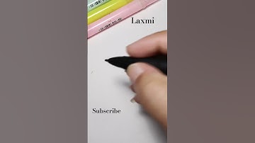 Laxmi name style sign #signature #youtubeshorts #unique #shorts #art #trending #handwriting
