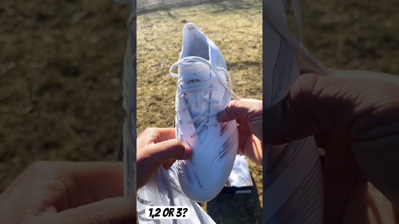 New Adidas Predator White cleats 