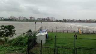 Causeway Water Overflow 25th August 2013 at Surat, Gujarat, India - Video 1 screenshot 4