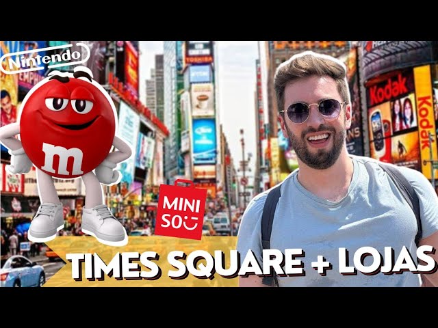 UM PASSEIO pela TIMES SQUARE em NEW YORK 