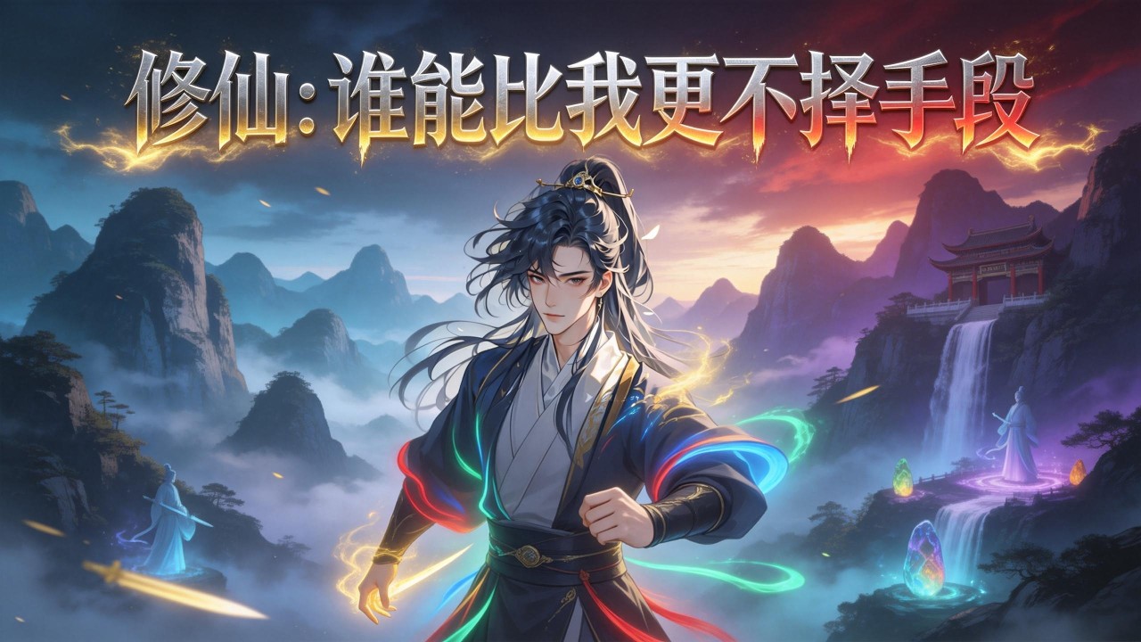 一口氣看完【修仙：誰能比我更不擇手段】1-129，陳易穿越修仙界底層，甘當紈絝惡奴忍辱偷生。見仙師飛天，他決心不顧一切修仙，為求大道不擇手段，誓要從螻蟻化作登頂魔星。