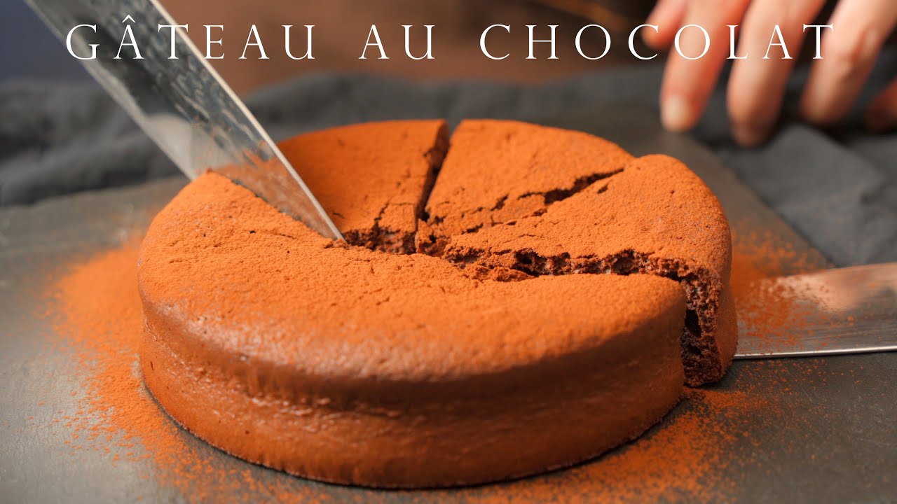 法式經典巧克力蛋糕 ┃Gâteau Au Chocolat, Classic Chocolate Cake