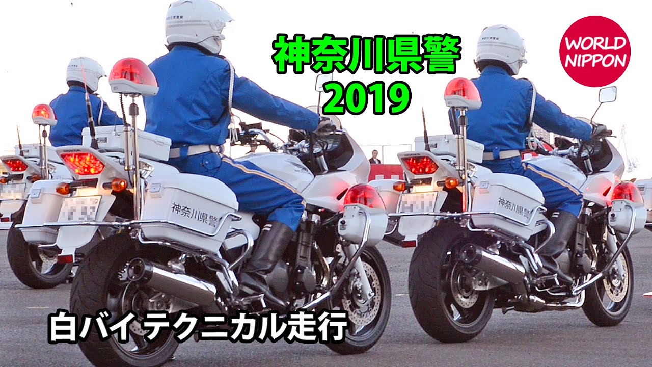 これは見事！ 白バイの超絶デモ走行 #全国白バイ安全運転競技大会 に向けて 2019 POLICE MOTORCYCLE OF JAPAN