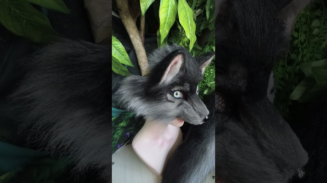 Therian Mask Wolf Grey 