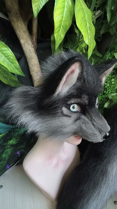 Therian Mask/Wolf Mask (Grey Wolf)
