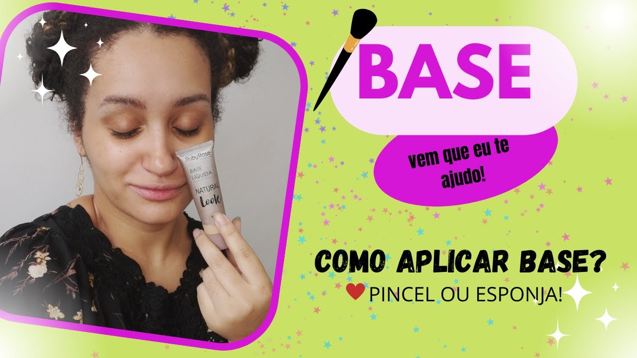 COMO PASSAR BASE NO ROSTO - AUTOMAQUIAGEM - YouTube