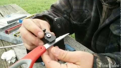 Wicked Edge Scissor Sharpening  -diy #2