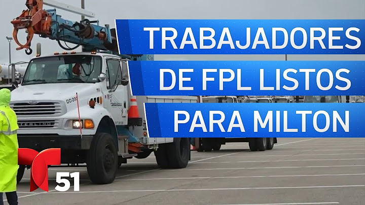 FPL alista sus equipos para atender la emergencia por el huracán Milton