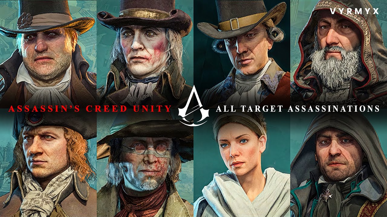 Assassin's Creed Unity - All Target Assassinations | Ultra Graphics ...