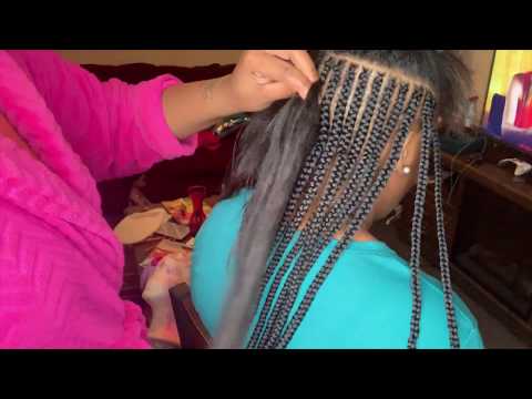 two-layer-braids-with-queen-b-hair!