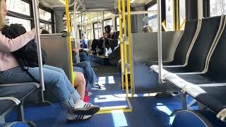 CTA On Board Riding 2009 New Flyer DE60LF Bus 4158 on Route 147 from Michigan/Ida B Wells to Berwyn