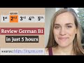 Review ALL lessons of German B1 level in just 5 hours! (2nd episode) Deutsch B1 Shadowing