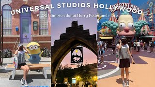 [VLOG D-3 IN LA] UNIVERSAL STUDIOS HOLLYWOOD! - The Big Pink, Harry Potter, New Pets ride & More by Honeycheebee 154 views 2 years ago 13 minutes, 33 seconds