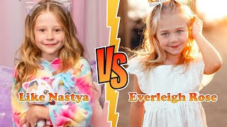 Like Nastya VS Everleigh Rose Transformation 2024 ★ From Baby To Now