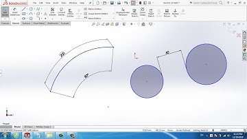 Solidworks Quick Tip #4 : Arc Length & Angle Dimensions, Distance Between 2 Circles