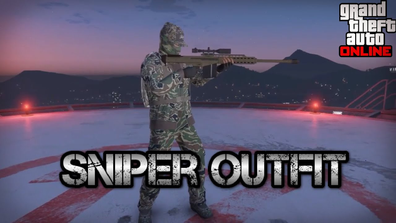GTA 5 Online Sniper Outfit - YouTube