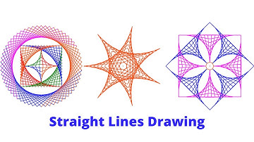 Geometric Pattern Art | Easy Curve Stitching Ideas | Simple Drawing Tricks and Tutorials | Free