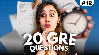 GRE Practice Test #12 - Free GRE Practice Covering Quant, Text Completion, Sentence Equivalence