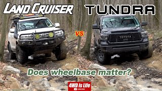 Toyota Land Cruiser vs Tundra  Offroad Comparison