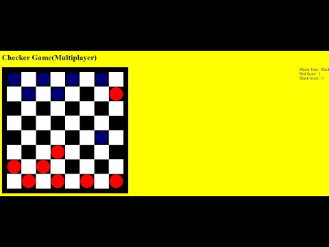 Checker(Multiplayer) Game using AngularJS
