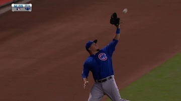 CHC@STL Gm1: Schwarber makes a nice running catch