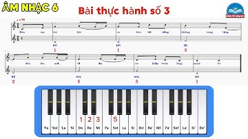 Nhạc cụ Kèn Phím - Bài thực hành số 3 - Âm nhạc lớp 6 (CTST)