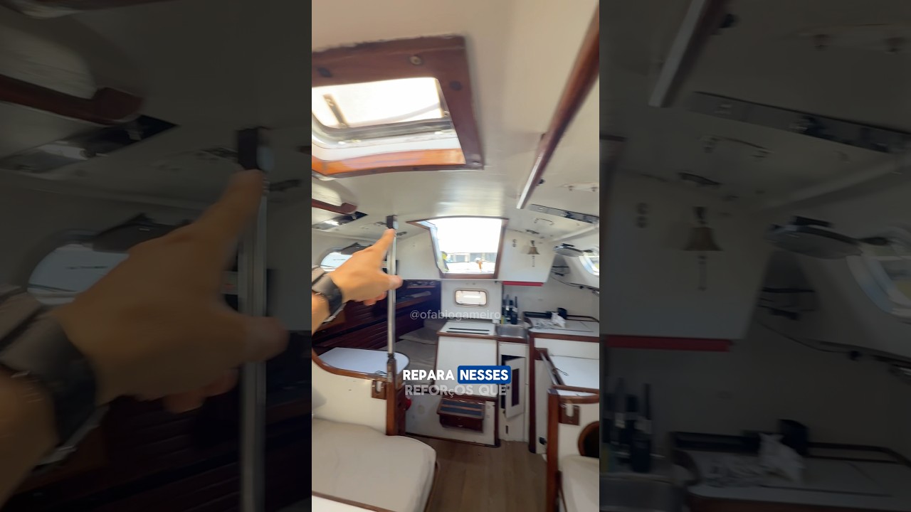 ⁣Esse negócio estava me incomodando #peterson33 #velejarévida #velejarevida #veleiro #velejar