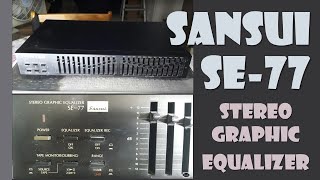 Sansui Stereo Graphic Equalizer Model SE-77