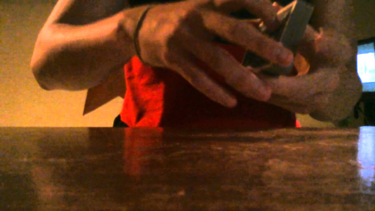 Easy magic trick-reappearing top card