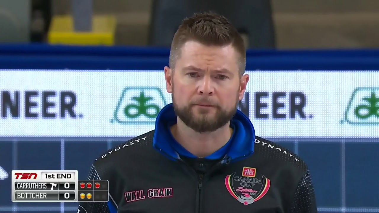 2018 Home Hardware Canada Cup - Carruthers vs. Bottcher (Draw 3) ice cube