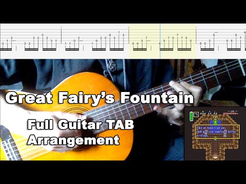 Great Fairy's Fountain - Full Guitar TAB Arrangement