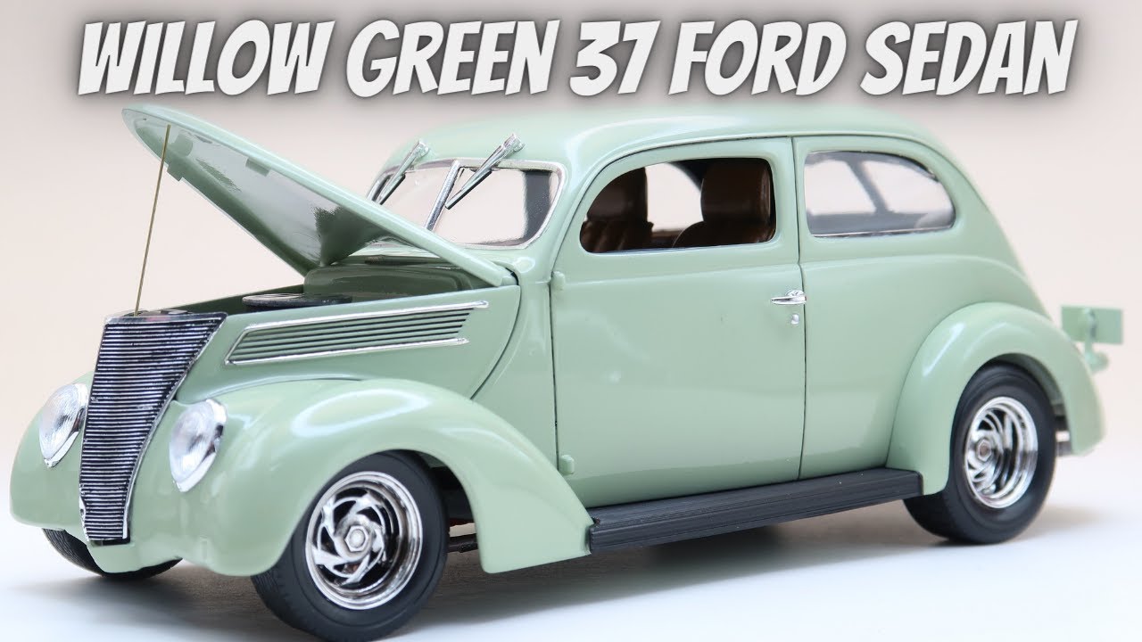 The Willow Green 37 Ford Is Complete!!! What A Nice Kit To Build