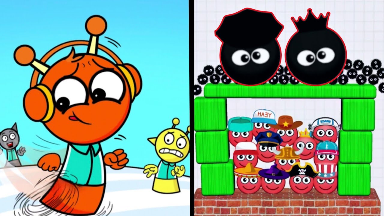 Spranky Run Vs Hide Ball 🧟👹😡😼 Max All Levels Android iOS Gameplay Ep 1023