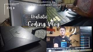 CSS Day 1: My First Dive into Styling (Realistic documenting my web development journey!!)