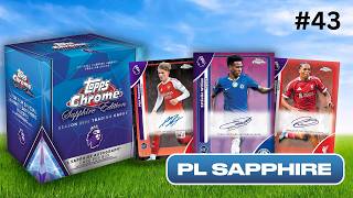 2026 Topps Chrome Premier League Sapphire Hobby 10 Box Case PYT/PYP #43
