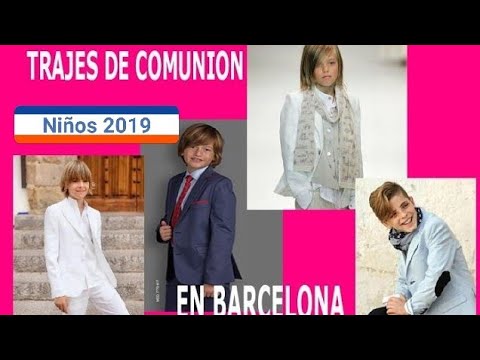 manualidades raudales Trajes comunion niño 2019 modernos en Barcelona
