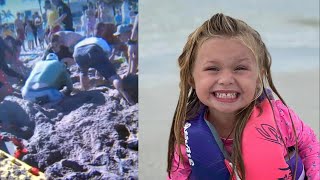 7-Year-Old Girl Dies After Sand Hole Collapses on Beach screenshot 4