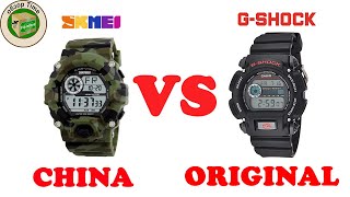 ДОРОГО VS ДЕШЕВО - обзор на Часы с АЛИЭКСПРЕСС - G SHOCK VS SKMEI оригинал vs китай /  4 года теста