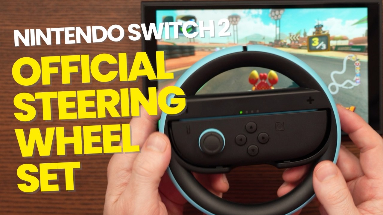 The Nintendo Joy-Con 2 Wheel Pair Are a Lot of Fun - YouTube