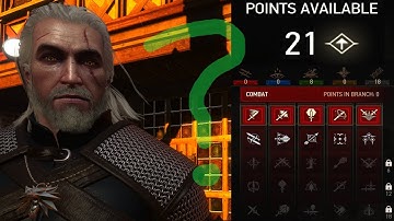 How do I add ability points in Witcher 3?