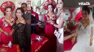Lại Một Cô Dâu Nữa Phải Đeo 100 Cây Vàng Trên Cổ Trong Ngày Về Nhà Chồng - Chuyện Của Sao