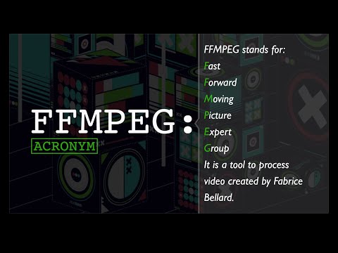 What does FFMPEG stand for?