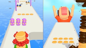 Pancake Run Mobile Game Android Gameplay Walkthrough #27
