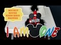How to make a Mickey Mouse High Chair banner with Free printable at home How to make a Mickey Mouse High Chair banner with Free printable at home