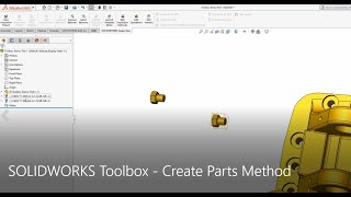 SOLIDWORKS Toolbox - Create Parts Method screenshot 5
