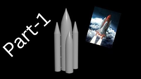 Rocket | Part-1 | Tech Animation-46 | how to make rocket in 3ds Max